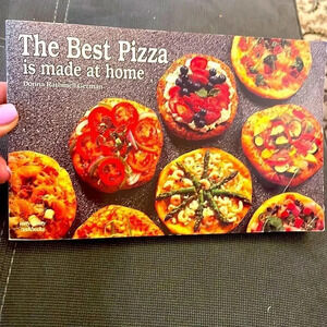 The Best Pizza is made at home - Book - paperback - great for college student!